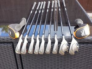 Mizuno JPX EZ irons 5-sw with 3 &amp; 4 hybrids image 1