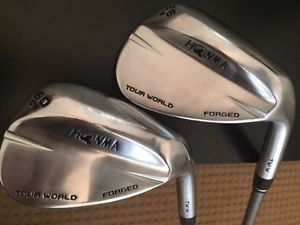 HONMA TOUR WORLD WEDGES SET, 56* &amp; 60*, HONMA VIZARD GRAPHITE IB 95 W image 1