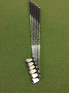 Mint Condition TaylorMade M2 5-PW with REAX Steel High Launch 88 R Flex Shafts image 1