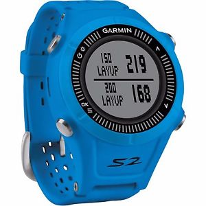 Garmin Approach S2 GPS Golf Watch Rangefinder Blue 38000 Worldwide Golf Courses image 1