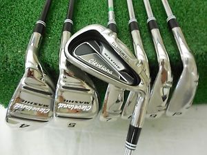 Cleveland Gliderail Mashie 4-Pw Combo Iron Set Regular Flex Used Rh image 1
