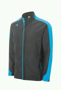 ADIDAS - Mens Grey Climaproof 3 Strip GORE-TEX 2 Layer Golf Jacket. Size:XL BNWT image 1