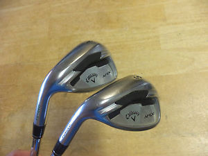 LH CALLAWAY Apex A &amp; S Wedge Set AW SW IRONS IRON 50 &amp; 55* Wedges Left Hand image 1