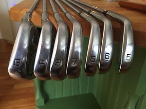Mizuno JPX-850 Forged Iron Set 5,6,7,8,9,P,G w SteelFiber Stiff - Nice image 1