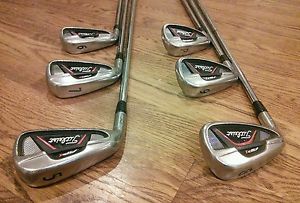 Left Handed Titleist AP1 712 5-PW Iron Set Dynalite Gold XP Regular Flex image 1