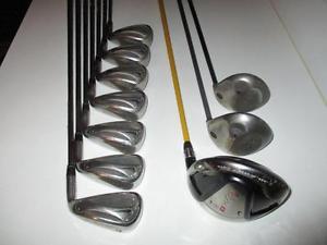 Nike Mens Right Hand Golf Club Set + Callaway Woods - GR8 DEAL! image 1