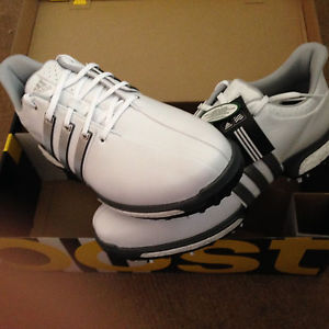2016 Adidas TOUR360boost Mens Golf Shoes Size 11M White/Silver image 1