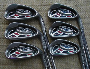 Ping G15 5-PW (6 PC) Black Dot Iron Set AWT Steel Regular flex image 1