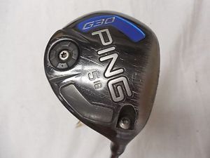 Used RH Ping G30 18* 5 Fairway Wood Diamana Extra Stiff Flex Graphite Shaft image 1
