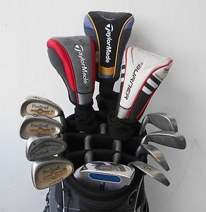 COMPLETE SET LADIES RH TAYLORMADE WILSON GOLF CLUBS DRIVER FWYS IRON SET PUTTER! image 1