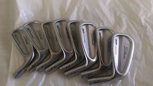 Titleist 712 CB Iron Heads 3-PW  Excellent image 1