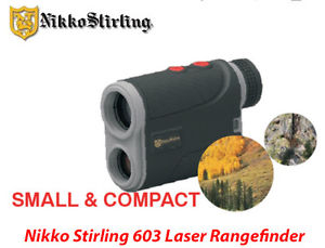 Nikko Stirling Compact 603 1200m Range 6x Laser Rangefinder - Shooting - Golf image 1