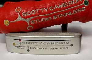 Scotty Cameron Studio Stainless Newport Beach Putter + BRAND NEW Unfitted Grip image 1