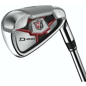 Wilson Staff D-200 4-Pw, Aw Iron Set Stiff Steel True Temper Very Good image 1