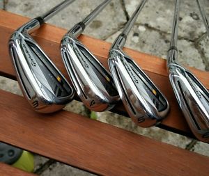 Taylormade rocketbladez tour irons kbs stiff shaft 3-pw image 1