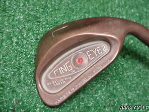 Rare Ping Eye 2 Copper Becu Lob Wedge Square Grooves Red Dot image 1