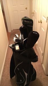 Mens Starter COMPLETE SET GOLF CLUBS Verdict Irons Woods Bag RAZR Fit Xtr Driver image 1