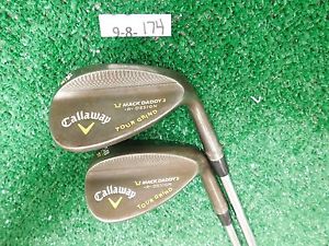 Callaway Mack Daddy 2 Tour Grind Slate 54-11* 58-9* Sand/Lob Wedge Set DG Steel image 1