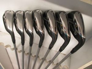USED TAYLORMADE M2 TOUR 4-PW IRON SET EXTRA STIFF FLEX image 1