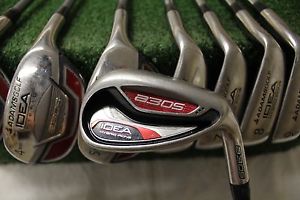 Used RH Adams Idea A30S 3H-PW Hybrid Iron Set Regular Flex Steel/Graphite Shafts image 1