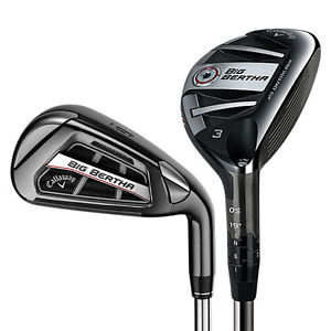 NEW Left Handed Big Bertha OS Steel &amp; Graphite Hybrid Irons 2017 Pick Shaft image 1
