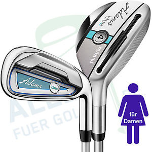 Adieu Stress: Adams Blue Satz H4 - PW (2 Hybriden, 5 Eisen) Graphit Lady Flex image 1