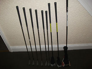Nike Slingshot combo set..#3 &amp; #4 Hybrids, 5-PW In irons + Burner Driver image 1