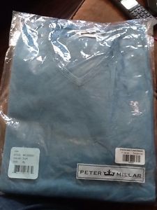 SCOTTY CAMERON COTTON PETER MILLAR XL TURQUOISE SWEATER image 1