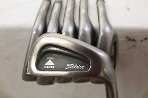 Used RH Titleist DCI (5-PW) Iron Set/ Steel- Dynamic Gold Extra Stiff Flex image 1