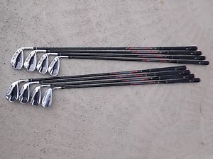 NEW TAYLORMADE RSi 1 4-PW&AW IRON SET GRAPHITE RE-AX 65g REGULAR-FLEX image 1