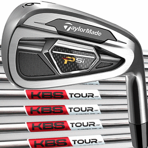 "UPGRADED" TAYLORMADE PSI IRONS 4-PW + KBS C TAPER 105 STIFF SHAFTS !!!!!! image 1