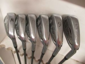 USED PING S56 5-PW IRON SET RECOIL F4 STIFF FLEX SHAFT image 1