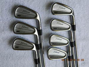 Titleist CB 712 Iron Set 4-PW RIGHT HANDED Project X 6.5 STIFF Flex -2* FLAT image 1