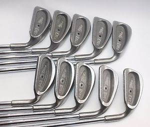 Ping EYE 2 Iron 10 Set 2-W SW Black Dot ZZ Lite Steel Shaft Stiff Flex image 1
