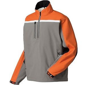 FootJoy DryJoys Tour XP Rain Shirt Grey/Black/Orange Large image 1