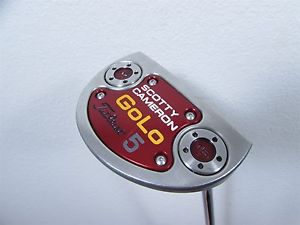 Titleist Scotty Cameron Golo 5 Putter 34" Super Stroke Grip image 1