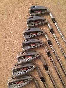 Titleist 710 AP1 NICKEL TUNGSTEN 4-PW +1/2" Longer S300 STIFF SHAFTS image 1