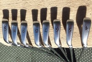 Ping I 20 Irons 1 1/4 Inch Long Yellow Dot With New Black Widow Cord Grips image 1