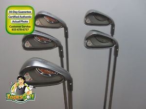 Ping G10 Iron Set 6-W  White Dot Steel N.S Pro Stiff Flex 19650A image 1