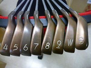 PING EYE 2 BeCu Copper Black Dot 4-SW 8 irons set EYE2  w/ MICRO TAPER RH image 1