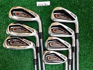 Titleist AP1 716 Irons 5-P &amp; W Kuro Kage 65 Regular Graphite Excellent image 1