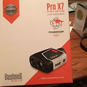 BUSHNELL PRO X7 SLOPE EDITION LASER RANGEFINDER WITH PINSEEKER AND JOLT #201401 image 1