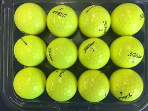 100 TITLEIST NXT TOUR S YELLOW MINT CONDITION USED GOLF BALLS AAAAA image 1