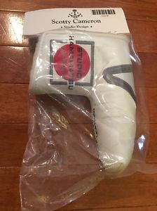 Scotty Cameron Japan Studio Leather Circle J Blade putter headcover image 1
