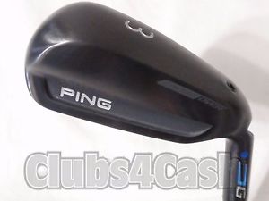 PING 2016 G Crossover Blue Dot  18*  3 Hybrid  TOUR 90  Stiff Flex .. MINT image 1
