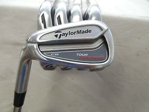 Used Lh TaylormadeCB Tour Preffered 6-PW Iron Set KBS Tour Regular Flex Steel image 1