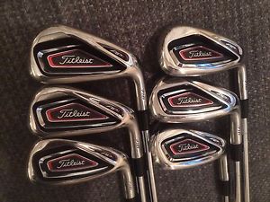 NICE TITLEIST AP1 716 6-W IRON SET W/ XP 90 R300 FLEX SHAFT image 1