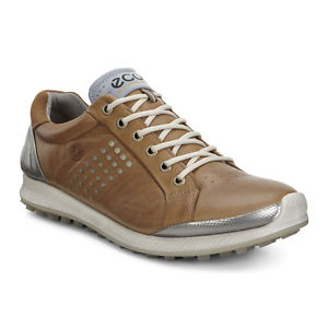 New Mens ECCO Biom Hybrid 2 Golf Shoes Camel / Oyester 59399 Sz US 13-13.5 EU 47 image 1