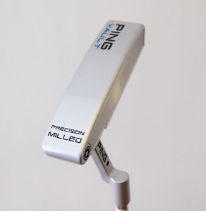 Mint Ping Vault Anser 2 Platinum (Slight Arc, Black Dot) Putter 35" RH +HC image 1