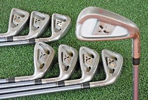 Tour Edge Exotics EX-1 3-PW Right Hand Iron Set - Stock Stiff Flex Graphite image 1